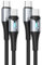BLACKSYNCZE Cavo USB C USB C [2Pezzi, 2M+2M] 100W 20V/5A Cavo USB Type-C PD Ricarica Rapida Nylon Cavo Tipo C per iPhone 15 Pro Max, Macbook Air, Pad Pro, Samsung Galaxy S23, Huawei, Google Pixel 7
