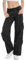 Sunidol Jean cargo baggy vintage Y2K pour femme avec jambe droite et poche à rabat, 08 - Noir, Taille L