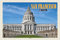 AGDeko® Schild aus Holz 12x18 cm San Francisco USA City Hall Rathaus zum Aufhängen oder Stellen Raum Dekoration