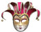 Amagogo Karneval-Maske, dekorative Maske, Wanddekoration, Rollenspiel-Kostüm-Requisiten, Cosplay für Karneval, Abschlussball, Urlaub, Karneval, Mitbringsel, Rot