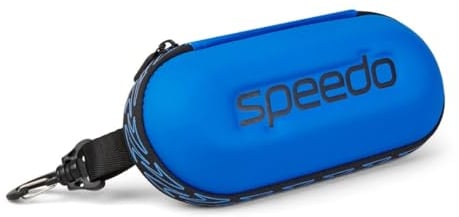 Speedo Unisex Erwachsene Schwimmbrillenetui | Aufbewahrung | Schutz Schwimmbrille, Bondi Blue, Einheitsgröße