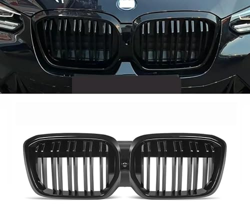 NGANOH Auto Kühlergrill Für BMW iX3 2022-2023, Frontstoßstange Haube Kühlergrill Grill, Autoteile Performance Grill