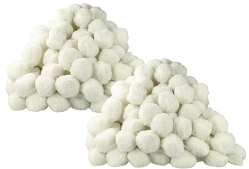 vhbw 2X Sac de balles 1000 g Compatible avec Arebos Filtre à pisine, Filtre à Sable - 50 mm