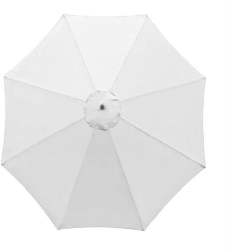 KXWOQ3ED Toile de Rechange pour Parasol à 8 Baleines, Dessus de Parapluie de Remplacement 270cm, Auvent de rechange pour parasol de terrasse Jardin Patio
