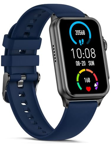 FITVII Nexa Fitness Tracker Answer/Make Calls, Smart Watch with Blood Pressure, Blood Oxygen, 24/7 Heart Rate Monitor, 120+ Sport Mode Activity Tracker with Step Counter, Sleep Tracker for Women Men