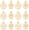 UNICRAFTALE 12Pcs Breloque Arbre de Vie Acier Inoxydable Pendentifs Arbre de Vie Dorés avec Anneaux de Jonction Breloques Creuses pour Bracelets pour Boucles D'Oreilles Colliers Fabrication de Bijoux