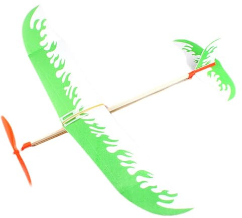 Flying Gliders - Balsa Wood Model Aircraft Kits | Rubber Band Airplanes | Plane Toys | Propeller Plane Toys Set | Handmade Novelty Glider for Kids