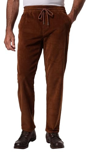 JP 1880 Herren große Größen Übergrößen Menswear L-8XL Cordhose, Modern Fit, Elastikbund, bis 7 XL Dunkles karamell 5XL 820026336-5XL