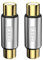 EMK Gold Plated RCA Female to Female Coupler, Extend RCA Cables Adapters for TV, Speakers, Amplifiers, Car Audio(RCA Coupler 2PCS)