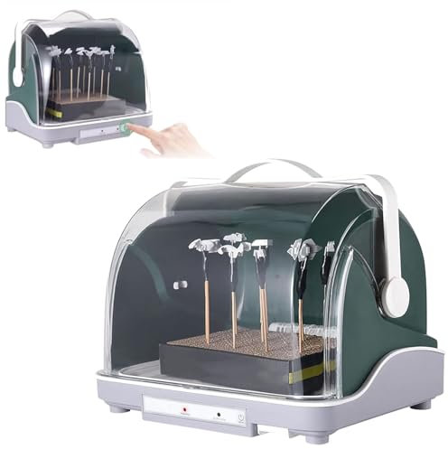 Kit De Cabina De Pulverización Con Aerógrafo Eléctrico, Secador Con Modo De Aire Frío, Modelo a Prueba De Polvo, Secador De Pintura, Modelo Hobby, Cabina Secadora De Pintura, Cubierta Antipolvo