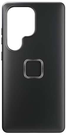 Peak Design Handyhülle für Samsung Galaxy S25 Ultra Schwarz Slim Profile 1,8 m Fallschutz Wetterfeste Stoffschale SlimLink verbindet sich mit Handyhalterungen & Gear