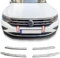 RECAMBO Edelstahl-Rahmen für Frontgrill - glänzende Chrom-Zierleiste zur optischen Veredelung - passgenaue Fahrzeugintegration - passend fürVW Tiguan II + Allspace Facelift | BJ ab 2020