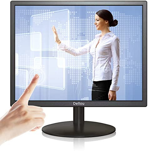 17 pollici Monitoraggio touch screen Telecamera di sicurezza Monitor CCTV Schermo multifunzionale Interfaccia HDMI, AV, BNC, VGA, USB, Sorveglianza Display LCD Computer Monitor 1280x1024 Full HD