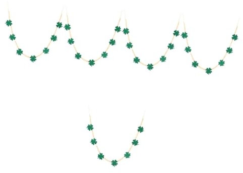 Alipis 5 Stück Holzperlengirlande für Patrick's Day Dekorative Perlenkette aus Strapazierfähigem Holz für Tür und Fensterdekoration Festliche Jedem