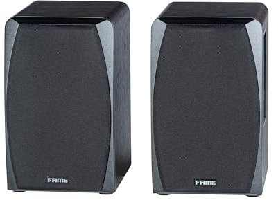 Fame Kompakte 4 Bluetooth Studiomonitore, 150W RMS, 3-Wege, Schwarz, /Coaxial/Optisch, USB, Fernbedienung, Multimedia & Home-Entertainment, Frequenzbereich 50Hz-20kHz
