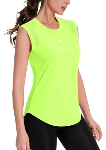 ANGEL CITIZ Tank Top Damen Sportshirt Ärmelloses Uv Shirt Yoga Tanktops Frauen Sportoberteil Fitness Laufen Activewear UPF 50+