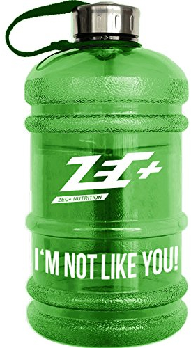 ZEC+ NUTRITION Wasserflasche WATER JUG in Grün I'M NOT LIKE YOU 2,2l