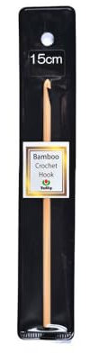 Tulip KNH060700 Crochet Hook, Bambus, Beige, 7 mm