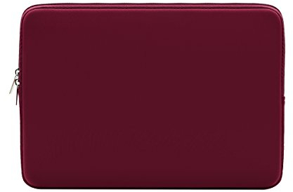 RAINYEAR Housse d'ordinateur Portable 13 Pouces pour MacBook Air 13 Pouces M4 M3 M2 M1 A3240 A3113 A2681 A2338 A2337, 13,3 Macbook Pro A1989 A2159 A2251 A2289 Sac de Transport(Rouge)
