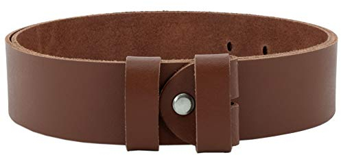 Vascavi ® Wechselgürtel aus Rindsleder, Ledergürtel, 4 cm breit und ca. 0,33 cm stark, Made in Germany, #4-OS2 (100 cm Gesamtlänge 115 cm, Hellbraun)