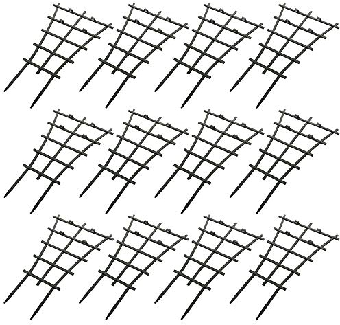 SUREH Kletterpflanzen Unterstützung 12 Stück Garten-Pflanzenstütze, Topfpflanzen Rankhilfe für Mini-Kletterpflanzen, Rankgitter Pflanzenstütze für Zimmerpflanzen