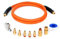 FYPower 10 Pieces Hybrid Lead-in Air Hose kit, 3/8 Inch x 6 ft Whip Air Compressor Hose Kit, 1/4 NPT Air Coupler and Plug, Industrial Solid Brass Quick Connect, 360° Swivel Connector