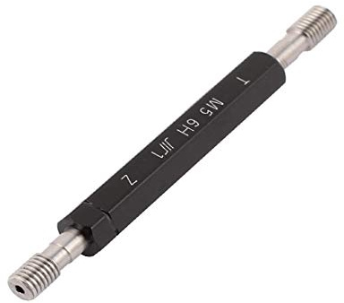 New Lon0167 M5 6H Destacados Mango hexagonal de eficacia confiable doble extremo Herramienta de medición de calibre de rosca Go/No Go Gage(id:08a 04 82 c0d)