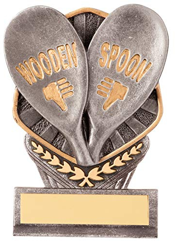 Falcon Wooden Spoon Trophy Award,105mm,Free Engraving PA20094A-TRD