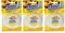 Fridge Freshener Eliminates Odours Fresh Lemon Scent (3 Pack)