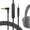 GEEKRIA Audio Cable with Mic Compatible with Sennheiser Momentum 4, PXC 550, PXC 550 II, ACCENTUM Plus Headphones, 2.5mm to 3.5mm Replacement Stereo Cord with Inline Microphone (4 ft/1.2 m)