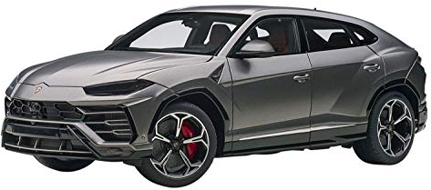 AUTOart Lamborghini Urus 2018 (Grigio Titans/matt Grey) Zamak Mattgrau 1:18 Modell, Tischplatte, Auto/Sculptures