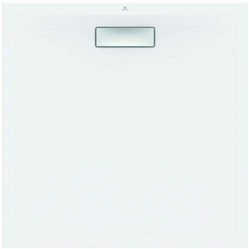 Ideal Standard T4467V1 Ultra Flat New Quadrat-Brausewanne, Mattweiß, 90 x 90 cm
