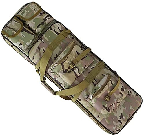 85/100/120Cm Gewehrtasche, Lang Waffentasche Gun Bag Futteral Mit Pouches Compartments Gewehrfutteral Für Gewehr Groß Militär Jagd Flinte Camouflage,100CM
