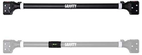 Gravity Fitness Klimmzugstange Türrahmen – Verstellbare Klimmzugstange ohne Bohren (72–95 cm) – Stabile Klimmzugstange Tür für Calisthenics, Krafttraining, Home Gym, Körpergewichtstraining
