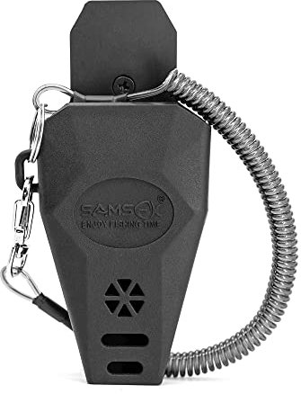 SAMSFX Fishing Pliers Sheath, 360-Degree Rotatable Belt Clip, Comes with Coiled Lanyard, Fishing Accessiores for Men