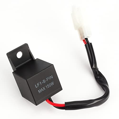 SFONIA Universal Motorrad Blinker Relais - 12 V 2 Poliger LED Blinkerrelais Blinkgergeber