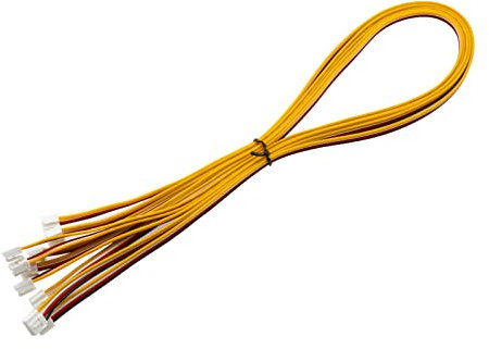 XICOOLEE 5PCS 4Pin Jumper Wire PH2.0mm Pitch, Grove - Universal 4 Pin Buckled 50cm Cable (5 PCs Pack)