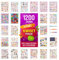 colortouch Sweet Pack Sticker Set, 1200 Stück Aufkleber, Sticker Fotoalbum, für jugendliche und erwachsene, viele verschiedene Designs Aufkleber Stickerbuch für Laptop, Tablet, Handy