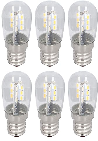 SEAFRONT 10 Uds. Bombilla LED E12 Bombilla E12 Bombilla de Cristal Pequeña Lámpara de Techo 500LM Bombilla de Lámpara de Pared para Dormitorio Oficina 220V
