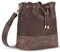 Expatrié Beuteltasche Damen Braun - Sarah Medium - Handtasche aus Veganem PU Leder - Umhängetasche für City, Business, Freizeit - Schlicht & Stylisch