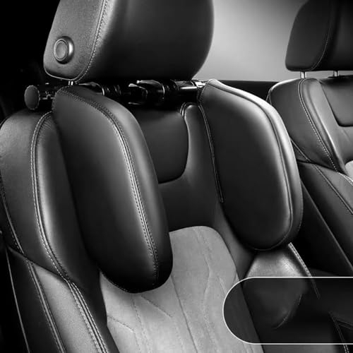 LYCREW Auto-Kopfstütze und Nackenkissen für Volvo C40 XC40 XC60 XC90 S60 S90, atmungsaktives Kissen, geeignet für Reisen oder Autofahren,C