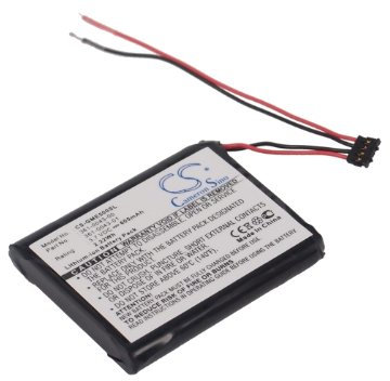 Batteria di ricambio da 600 mAh, compatibile con Garmin 010-01626-02, 4RL58983, Edge 200, Edge 205, Edge 500, Edge 520, Edge 820, Edge Explore 820, 361-00043-00, 361-0043-01,