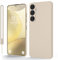 Andwing für Samsung Galaxy S24 Plus/S24+ Hülle,Silicone Handyhülle für Samsung S24+ mit Kratzfestem Mikrofaserfutter Kameraschutz, Rundumschutz Schutzhülle Hülle für Samsung Galaxy S24+ Khaki
