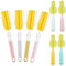 4PCS Bottle Brush + 4 PCS Nipple Brush Sponge Baby Bottle Brushes Milk Bottle Nipple Cleaner Set Cup Scrubber Brush Detachable Portable Water Bottle Cleaner Brush (4 Bottle Brush+4 Nipple Brush)
