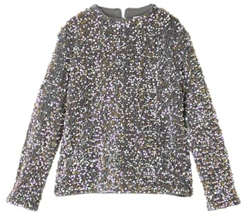 NAME IT Girl Oberteil mit Langen Ärmeln Pailletten