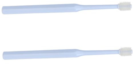 ORFOFE 2stücke Pet Toothbrush Tragbare Zahnbürste Für Katzen Und Kleine Hunde Sanfte Zahnreinigung Ergonomisches Design Für Optimalen Und