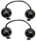 Africano Shaker Hand Shaker Balls Rhythm Ball Music Shaker para Instrumentos de Aprendizaje Musical 2 PCS, African Shaker