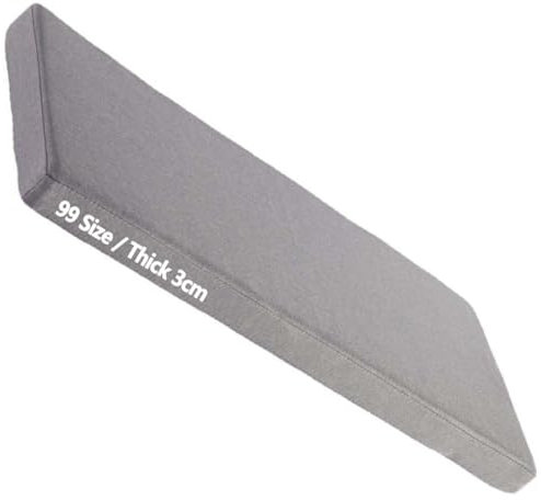 Sitzkissen Bank 150x40 100x40 80x40 160x40 120x40 200x40 Bankkissen, Gartenbank Kissen Bankauflage, Stuhlkissen 40x40 45x45 50x50, Sitzauflage Sitzpolster Bank für Innen outdoor, Fenster(Light Gray 8o