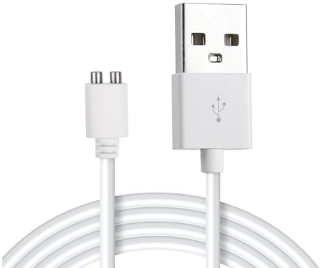Universal Magnetisches USB DC Ladekabel 2 Pin 5mm Kabel, Ersatz-Ladekabel für Massagestab,wiederaufladbares Spielzeug (1)