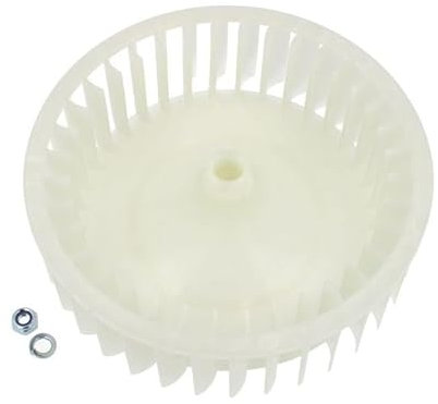 DRYER REAR FAN WHEEL TO FIT HOTPOINT INDESIT TUBLE DRYER INCLUDES M6 NUT NTM119X2SXBU NTM119X2SXB NTM119X3EUK NTSM1192SKUK YTM1091SRGCC YTM1192XUK & MORE SEE MODEL LIST
